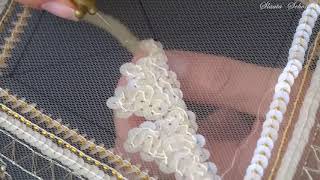 Luneville Embroidery Tutorial Advanced Module 1 Lesson 9 [upl. by Wolpert]