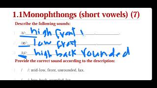 Phonetics Chapter 4  Vowels Diphthongs amp Triphthongs [upl. by Yemiaj423]