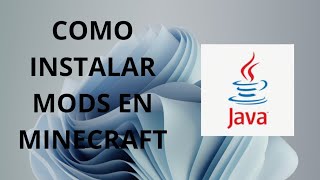 COMO INSTALAR MODS EN MINECRAFT JAVA  2024 [upl. by Eilime]