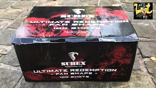 100 Shots Ultimate Redemption Salutewaaier Vuurwerk Cake Surex Professional Line NIEUW 2019 [upl. by Schaffer]