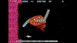 Gradius III ArcadePS2 Hidden Bonus Stage 2 Salamander [upl. by Koffman]