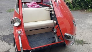 Isetta Seat Restoration is Complete [upl. by Nittirb]