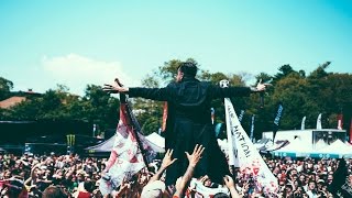 Ice Nine Kills  Communion of The Cursed Live Mansfield MA Warped Tour 2016 [upl. by Esilehs]