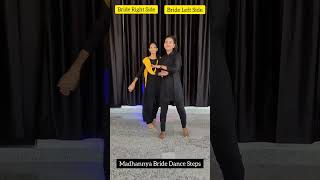 Madhaniya Song Dance Steps  Learn Dance In 40sec  Madhaniya Haye Mere Dadiya Rabba shorts bride [upl. by Jareen]