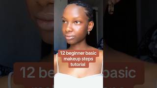 beginner step by step basic makeup tutorial 🤎makeuptutorial stepbystep stepbystepmakeuptutorial [upl. by Arral421]