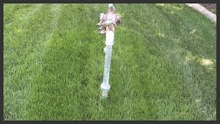 How to repair a low spot in the lawn [upl. by Aicenav]