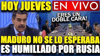 ¡IMPORTANTE 🔴 MADURO HUMILLADO Y DESTROZADO POR PUTIN EN LA CUMBRE DE LOS BRICS QUEDO AISLADO [upl. by Munro954]