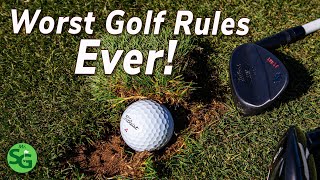 Worst Golf Rules Ever  Top 5 Rules that Must be Changed [upl. by Batha]