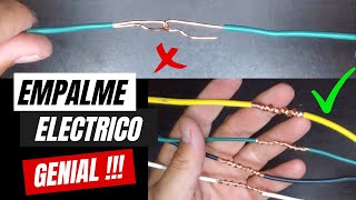 👉COMO CONECTAR CABLES ELECTRICOS JUNTOS  Unir cable eléctrico [upl. by Vassell94]