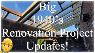 BIG UPDATES On Our 1940s House Renovation Project [upl. by Healy]