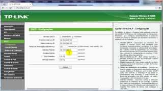 Como desativar o DHCP de um roteador tp link [upl. by Trocki]