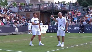 Funniest Tennis Match of the Year 🤣Featuring Mansour Bahrami Almagro Baghdatis amp Malisse [upl. by Benisch]