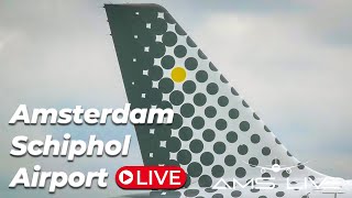 Schiphol Airport Live  Monday 8th Apr 2024 [upl. by Ralip788]