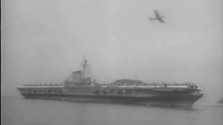 USS Franklin D Roosevelt CV42 in Brazil  February 1946 [upl. by Maridel]