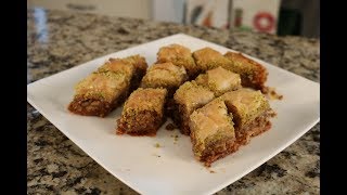 Baklava Recipe Step by Step [upl. by Haidej409]