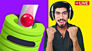 🔴Stack Ball LIVE 33D🤯 Gaming🏀 daily ShahrukhSM7080🇮🇳🎮📲 [upl. by Blanch495]