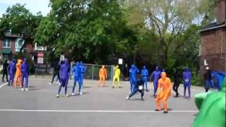 Morphsuits  Giant Morph Dodgeball Game [upl. by Constant]