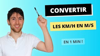 Comment convertir les kmh en ms [upl. by Eelidnarb]