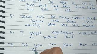 10 Lines on Healthy Food  Essay on Healthy Food in English essay writing  Viral [upl. by Painter]