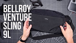 Bellroy Venture Sling 9L Review  Perfect Bag for Camera Gear amp Travel [upl. by Barr]