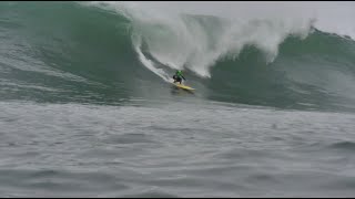 SURFING EL BUEY amp EL GRINGO during SANTOS DEL MAR Contest 2024  Arica Chile [upl. by Adnirol]