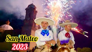 San Mateo 2023 La fiesta que todos aman Baile tradición y pirotecnia  Valparaíso Zacatecas [upl. by Otreblasiul747]