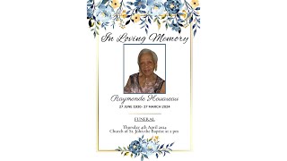 In The Loving Memory Of Raymonde Houareau [upl. by Neeham]