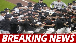 Benches Clear In Yankees Orioles After Rookie Heston Kjerstad Takes Pitch To Helmet [upl. by Jehias]