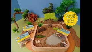 Safari Ltd Mini Wild Animal Small World Diorama  Learn Animal Names [upl. by Dewhurst]