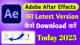 Adobe after effects software ka latest version kaise download kare after effect download kaise kare [upl. by Esenej937]