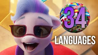 Queen Havens Laughing in 34 Languages  My Little Pony A New Generation [upl. by Vick]