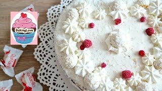 Geniale HimbeerRaffaello Torte I Raffaello Torte mit Himbeeren I Kokostorte [upl. by Anayrb]