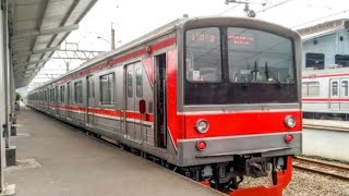 KRL Commuter Line Bogor Line JR 205 Arriving Manggarai [upl. by Cecilius]