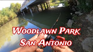 Woodlawn Lake park San Antonio fishing [upl. by Wassyngton319]