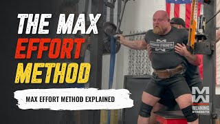 Matt Wenning Explains The Max Effort Method  How To Use It [upl. by Bohs]