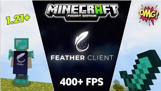 Finally Feather Client For mcpe 121 🤯 [upl. by Sutit679]