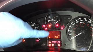 Peugeot partner service reset procedure EASY [upl. by Submuloc]