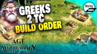 Best Greek Build Order for FAST Expansion in Age of Mythology Retold [upl. by Jurgen]