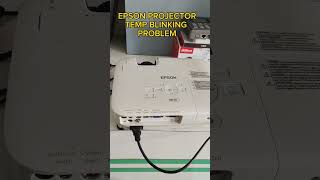 Epson EBS9 projector Temp led blinking problem projectorproblem epsonprojector [upl. by Dadinirt]