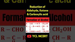 Formation of alcoholReduction of carbonyl compounds shorts [upl. by Reizarf]