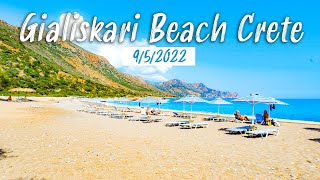 Must visit beach in Paleochora Crete  Crete Greece 2022 [upl. by Akirehc]