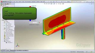 SOLIDWORKS Flow Simulation – Stress from Fluid Pressure [upl. by Aunson]