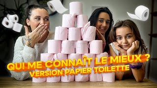 Qui me connaît mieux  Version papier toilette [upl. by Euqilegna]