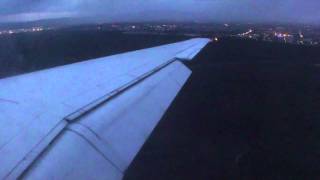 SAS MD87 landing Frankfurt Runway 25R [upl. by Calendre]