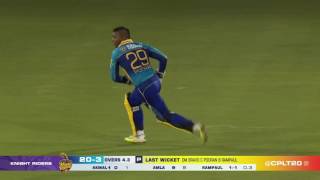 Tridents take three wickets in nine balls [upl. by Nonek]