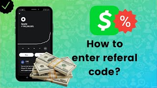 How to enter referal code on Cash App  Cash App Tips [upl. by Eelirem]