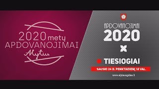 🔴 TIESIOGIAI Alytaus metų apdovanojimai 2020 I dalis [upl. by Arianne243]