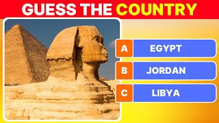 Geography Quiz  Guess The Country By the Famous Landmark Quiz [upl. by Gallard]