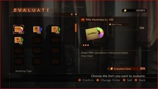 Resident Evil Revelations 2 Raid Mode Rare Rifle Muramasa Lv 100 6 Slots Rainbow Album Weapon [upl. by Billye733]