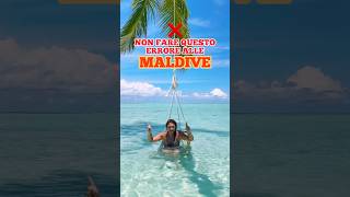 MALDIVE non fare questo errore 🏝️ shorts maldive collaborazione maldives [upl. by Tuck]